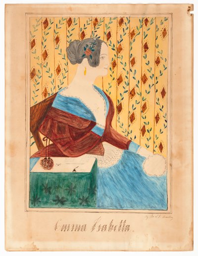 Emma Isabella, kirjoittanut Anna Armstrong, SAAM-1986.65.160 1 tekijältä Anna Armstrong