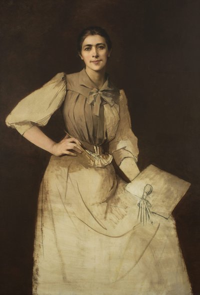 Omakuva / keskeneräinen/ tekijältä Anna Bilińska Bohdanowicz