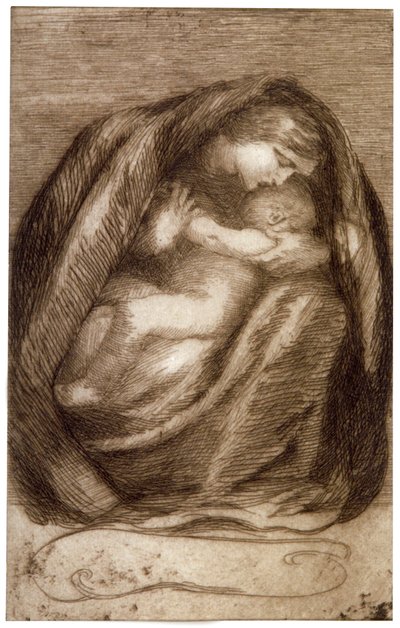 "Äiti ja lapsi", 1911 tekijältä Anna Lea Merritt