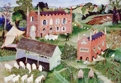 Linnunpönttö, 2002 (akryyli) tekijältä Anna Pugh