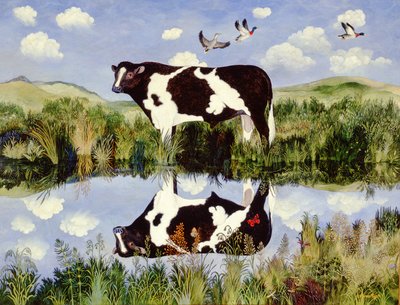 Reunalla, 2002 (akryyli) tekijältä Anna Pugh