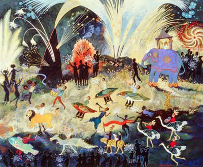 Party Time, 2010 (akryyli) tekijältä Anna Pugh