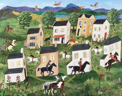 Seitsemäs taivas, 2013 (akryyli) tekijältä Anna Pugh