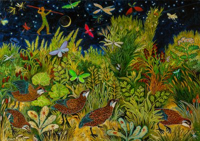 Taivaanlanka, 2020 (akryyli) tekijältä Anna Pugh