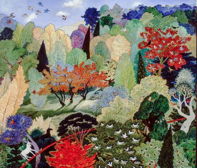 Pesäpuu, 2007 (akryyli) tekijältä Anna Pugh