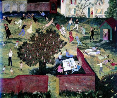 Köydenveto, 2000 (akryyli) tekijältä Anna Pugh