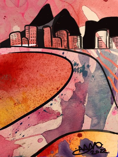 Eläväinen abstrakti kaupunki tekijältä Anna Viklund