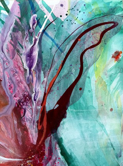 Eläväinen kukkien virta tekijältä Anna Viklund