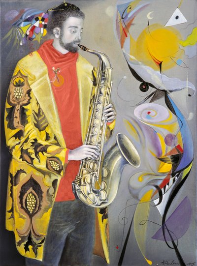 Syksyn ilo - Paul Hindemithin musiikin mukaan, 2005 (öljy belgialaiselle pellavalle). tekijältä Annael Anelia Pavlova