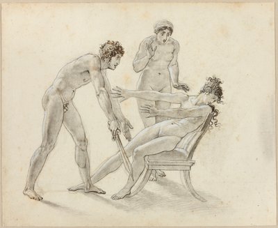 Hermione hylkää Oresten tekijältä Anne-Louis Girodet de Roucy-Trioson