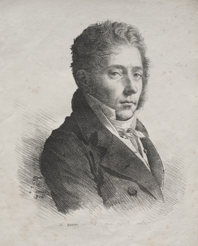 Kokoelma litografisia esseitä: MR:n muotokuva. Coupin La Couperielta tekijältä Anne-Louis Girodet de Roucy-Trioson