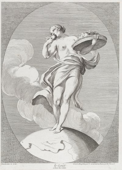 Maku, 1730-65. Tekijät: Caylus, Anne-Claude-Philippe de, Etienne Fessard. tekijältä Anne Claude Philippe de Caylus, Etienne Fessard