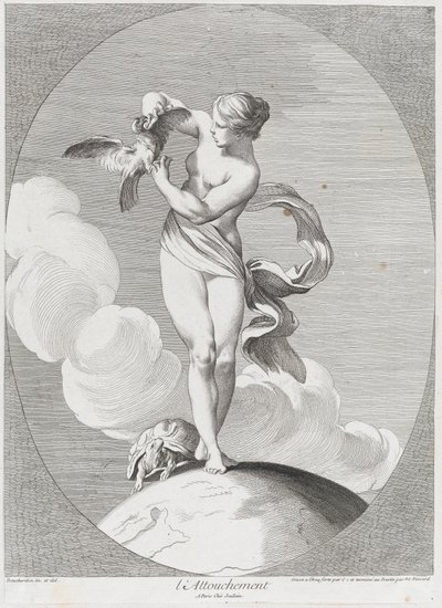 Kosketa, 1730-65. Tekijät: Caylus, Anne-Claude-Philippe de, Etienne Fessard. tekijältä Anne Claude Philippe de Caylus, Etienne Fessard