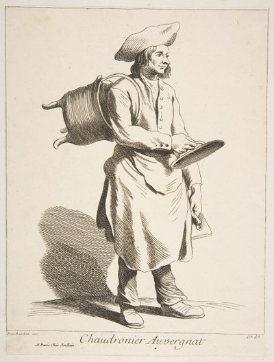 Kupariseppä Auvergnesta, 1737. tekijältä Anne Claude Philippe de Caylus