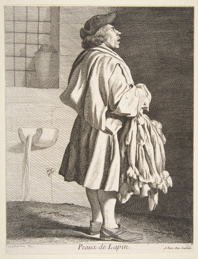 Kani Pelt Peddler, 1737. tekijältä Anne Claude Philippe de Caylus
