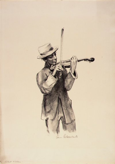 Street Fiddler tekijältä Anne Goldthwaite