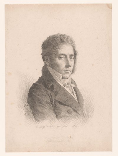 Muotokuva Marie Philippe Coupin de la Couperie Jos maali on parempi, se ei voisi olla parempi (otsikko esineessä) tekijältä Anne Louis Girodet Trioson