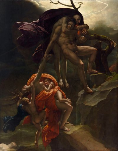 Vedenpaisumuskohtaus Vedenpaisumuskohtaus, noin 1806. tekijältä Anne Louis Girodet de Roucy Trioson