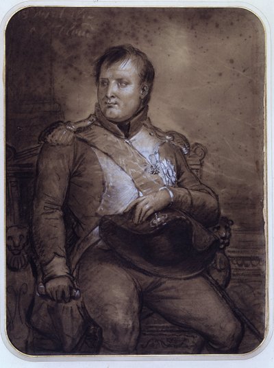 Napoleon I Saint-Cloudissa, 1812 tekijältä Anne Louis Girodet de Roucy Trioson