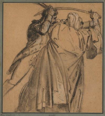 Kaksi arabia, Kairon kapina, n. 1810. tekijältä Anne Louis Girodet de Roucy Trioson