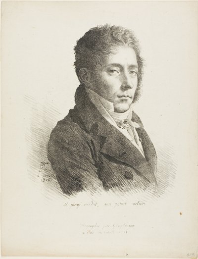 Coupin de la Couperien muotokuva tekijältä Anne Louis Girodet de Roussy Trioson