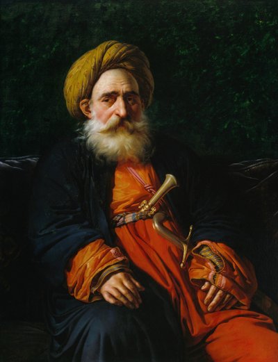 Katchef Dahouthin muotokuva, Christian Mameluke, 1804. tekijältä Anne Louis Girodet de Roussy Trioson