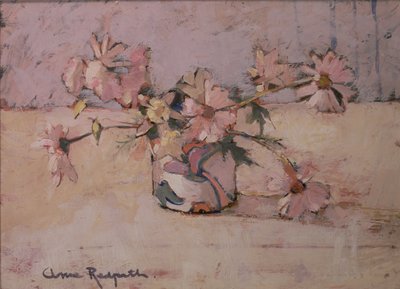 Michaelmas Daisies (öljy kankaalle) tekijältä Anne Redpath