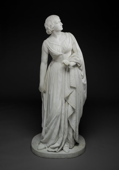 Lady Godiva, n. 1861-1864 (marmori) tekijältä Anne Whitney