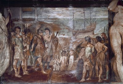Jasonin elämän jaksot: Argonautien nousu (Fresco tekijältä Annibale Carracci