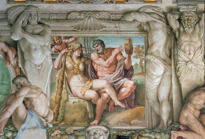 Herakles ja Iole (Fresko tekijältä Annibale Carracci