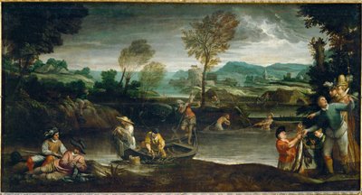 La peche - kalastus, riipus 40-08-05/41 ... tekijältä Annibale Carracci