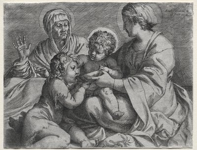 Madonna kulhon kanssa tekijältä Annibale Carracci