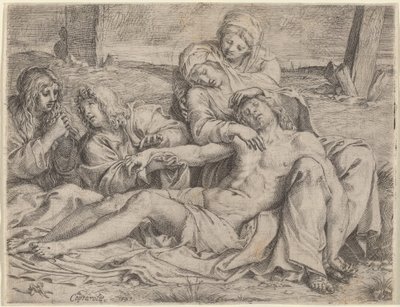 Pietà ("Caprarolan Kristus") tekijältä Annibale Carracci