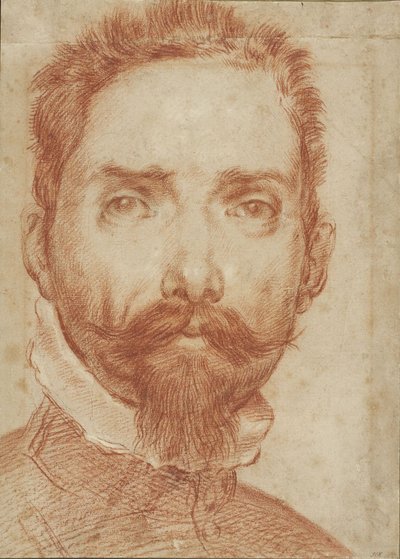 Luuttua soittavan Giulio Mascheronin muotokuva tekijältä Annibale Carracci
