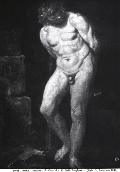 Simson, n. 1580-1609 tekijältä Annibale Carracci