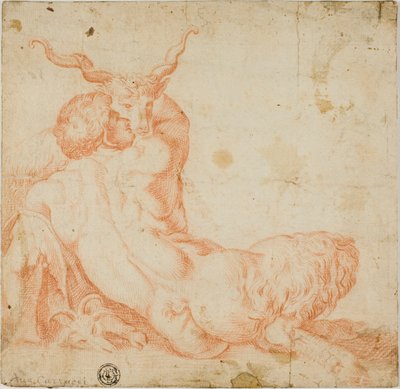 Sàtir i Goatfinnish tekijältä Annibale Carracci