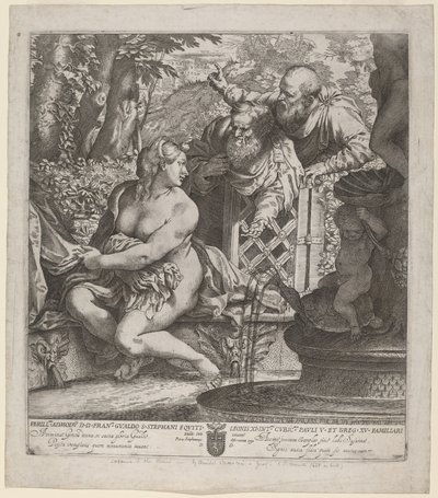 Susanna ja vanhimmat tekijältä Annibale Carracci