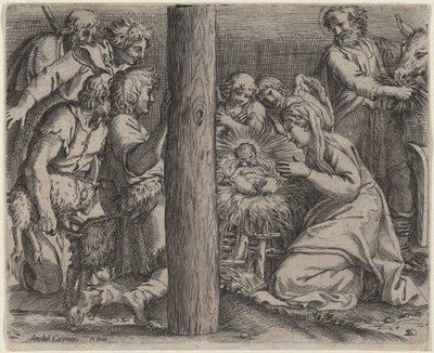 Paimenten palvonta tekijältä Annibale Carracci