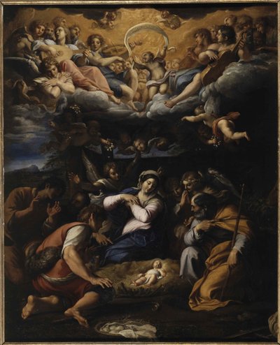 Paimenten palvonta, n. 1597. tekijältä Annibale Carracci