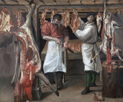Teurastamon myymälä tekijältä Annibale Carracci