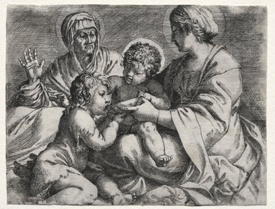 Neitsyt kulhon kanssa tekijältä Annibale Carracci