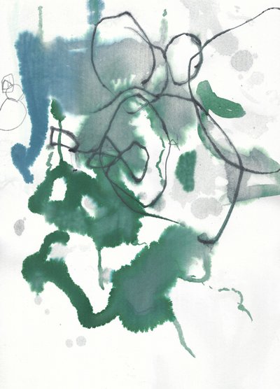 Teal Green Organic Flow tekijältä Annick