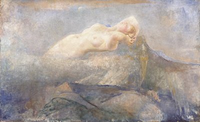 Montagna Mia, n. 1923 (öljy kankaalle) tekijältä Annie Louisa Swynnerton