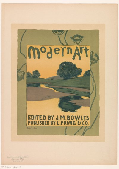Mainos Modern Art tijdschrift -lehdelle Les Maîtres de l
