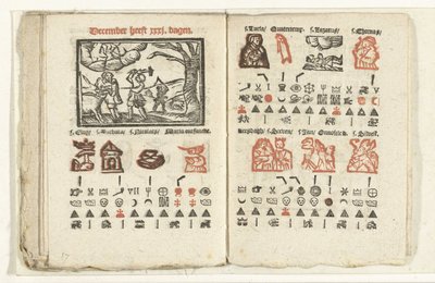 Ennustesivut joulukuulle 1712 tekijältä Anonymous