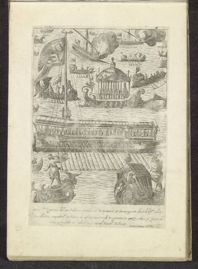 Bucintoro en andere schepen te Venetië Scenes uit het Venetiaanse leven (sarjan nimi) Habiti d