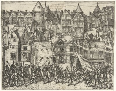 Kalvinistinen mellakka Antwerpenissä, 1567 tekijältä Anonymous