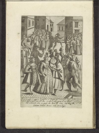 Karnevaali Venetsiassa Scenes uit het Venetiaanse leven (sarjan nimi) Habiti d