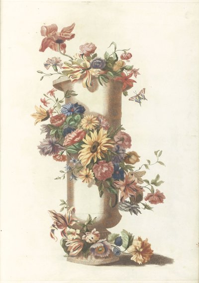 Gerro cilíndric amb acabat de corona floral tekijältä Anonymous