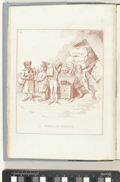 Comité van Financiën, 1795 Talousvaliokunta (kohteen otsikko) Hollandia Regenerata (Italyanse kopie) (sarjan nimi) Hollannin uudestisyntyminen: spechio kaikille uudestisyntyneille kansoille (sarjan nimi esineessä) tekijältä Anonymous